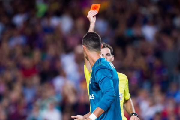 Ronaldo sees red as Real Madrid tame Barcelona at Nou Camp