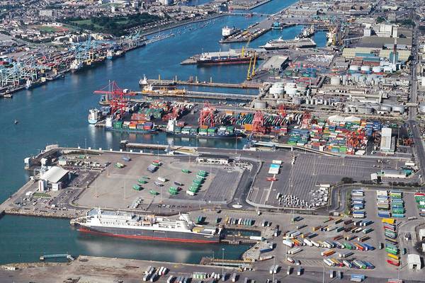 Man dies after being crushed by articulated trailer in Dublin Port