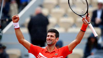 Djokovic into 10th consecutive French Open quarter-final
