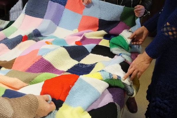Behind bars in Dublin, prisoners knit for the vulnerable