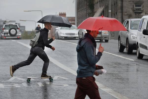 Rainfall warning comes into effect amid risk of flooding