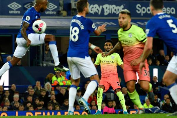Mahrez and Sterling goals help Manchester City see off gritty Everton challenge