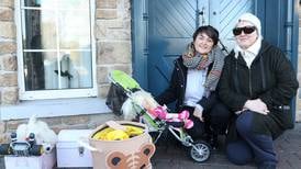 Roscrea locals leave toys for children outside Racket Hall, saying ‘our protest isn’t about any of the people coming here’ 
