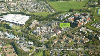 Office buildings at Beech Hill campus in Clonskeagh for sale