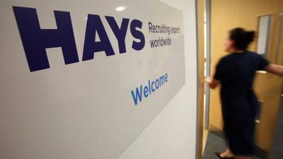 Hays first-half profit climbs 10% to £62.5 million