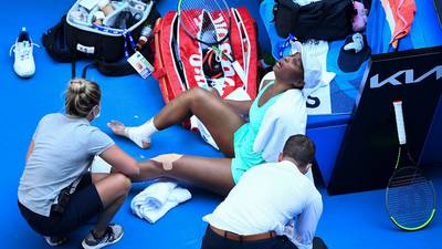 Venus Williams refuses to give in to injury in valiant Australian Open effort