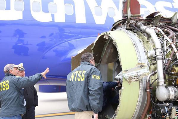 Emergency checks on planes in US and Europe after Southwest accident