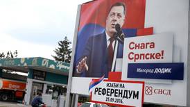 Serb region’s referendum stokes tension in fractious Bosnia