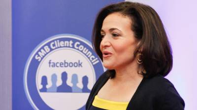 Facebook’s Sandberg plays it safe on questions of policy