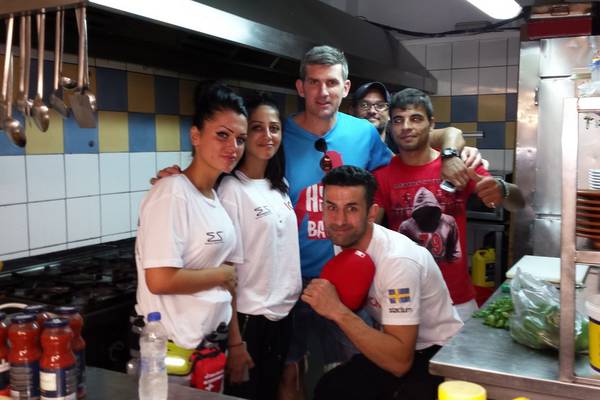 How two gardaí set up a soup kitchen for refugees in Greece