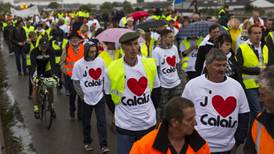 Migrant crisis: Calais marches to demand closure of  Jungle