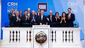 CRH shares jump over 3% in New York debut 