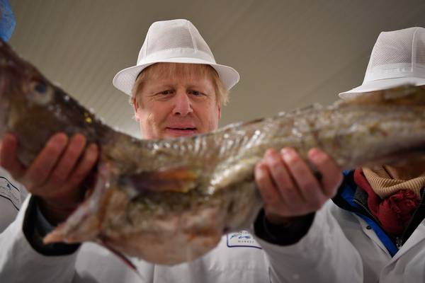 Johnson covets Brexit win on fish to show he's 'taking back control'