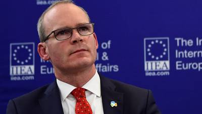 Coveney arrives in Washington amid Brexit concerns