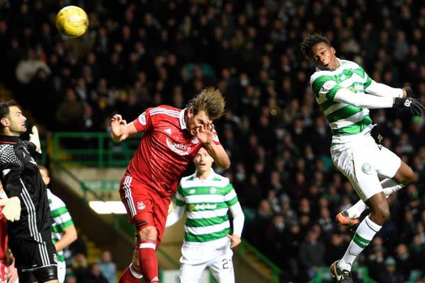 Dedryck Boyata’s header puts Celtic 25 points clear of the field