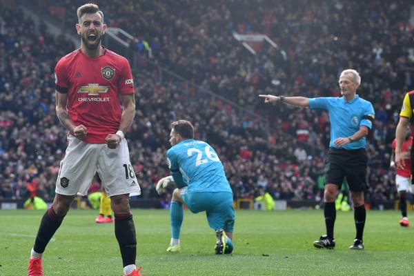 Fernandes inspires Man United past Watford and up to fifth