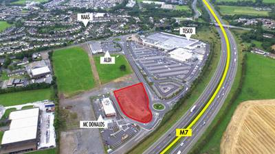 Naas site with permission for filling station guiding at €1.25m