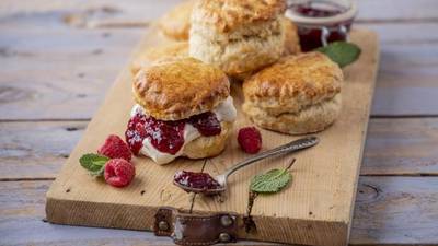 Why pay €10 for hotel scones when you can make one for a little over 20 cent?