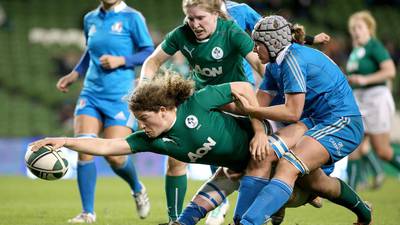 Ireland women run in five tries in Italian shutout