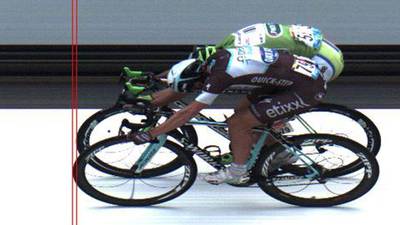 Trentin pips Sagan in photo-finish at Tour de France