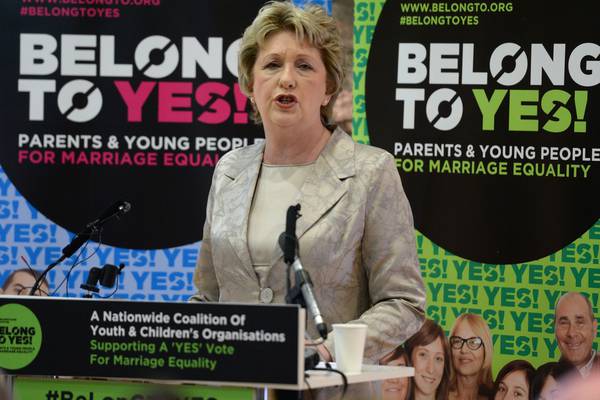 Pope must follow through on support for same-sex civil unions, says McAleese