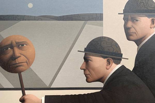 Men in black in a metaphysical mystery: this week’s visual arts highlights
