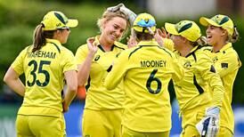 Ireland suffer heavy defeat to Australia in women’s one-day international