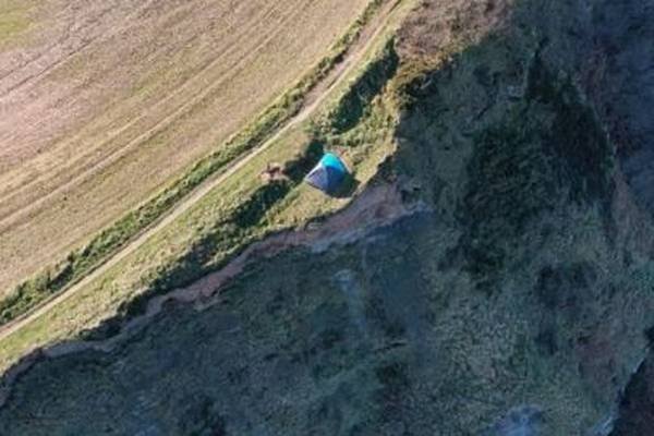 ‘No idea of extreme danger’: UK family found camping on edge of 280ft cliff