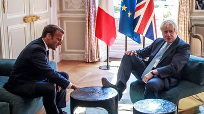 Boris Johnson gets lecture from Macron on the Troubles