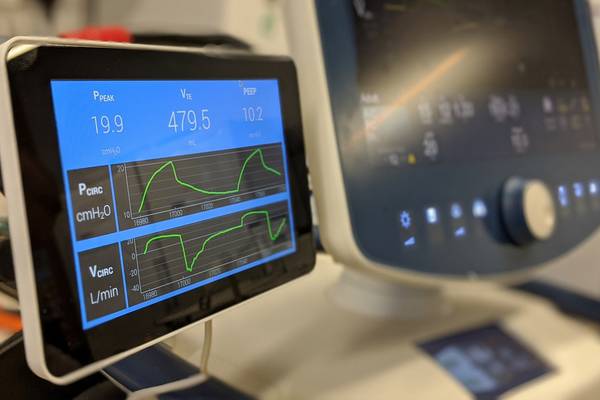Irish researchers develop split ventilator for use on two Covid-19 patients at once