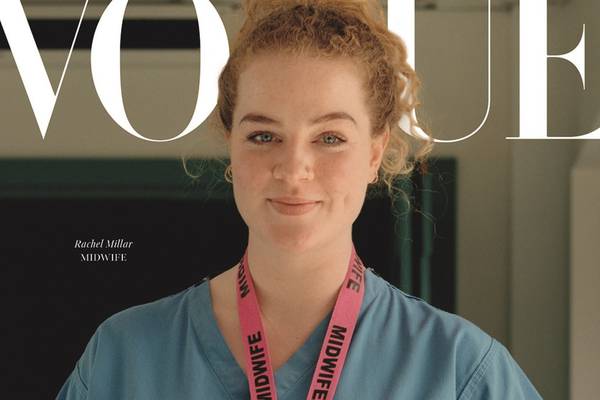 Tyrone midwife on the cover of Vogue magazine