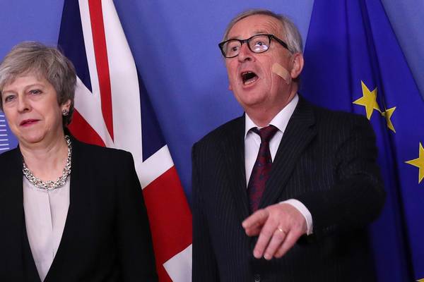 May and Juncker discuss options to break backstop logjam