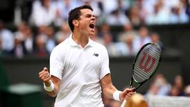 Wimbledon: Milos Raonic fights back to take down Roger Federer