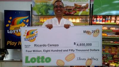 Illinois man facing eviction finds $4.85m lottery ticket in cookie jar