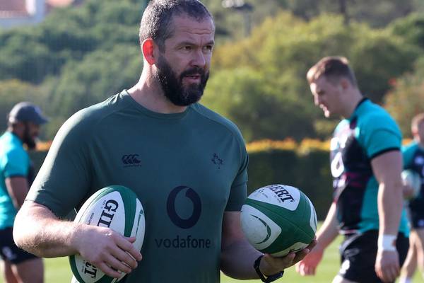 Andy Farrell admits Aviva full house ‘makes us tick’ ahead of Wales opener