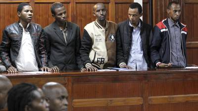 Kenya charges five men over Garissa university attack