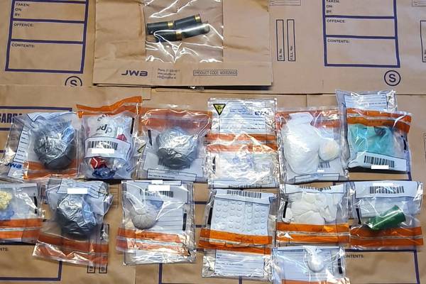 Two men (20s) arrested after €120,000 worth of drugs, ammunition seized