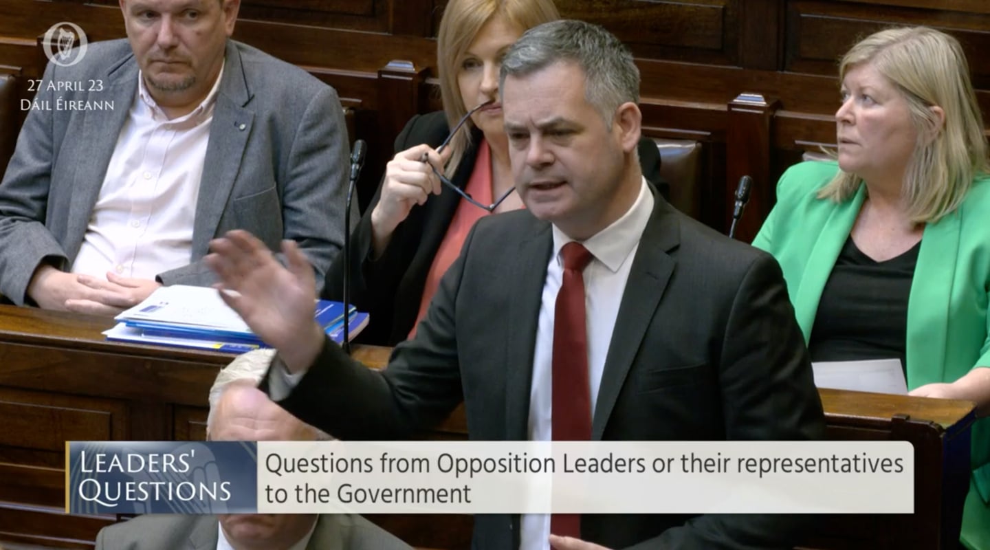 Dáil leaders questions April 27th