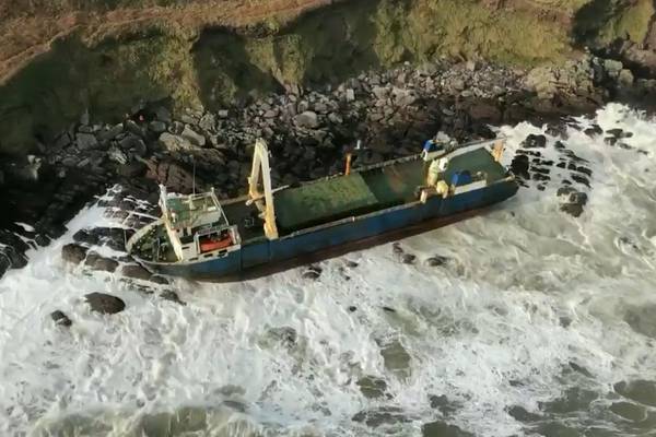 Marine surveyors to inspect ‘ghost ship’ in Cork today