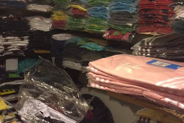 Counterfeit designer clothes worth €500,000 seized