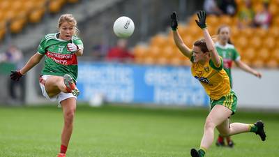 Mayo’s full-forward line shoot the lights out against Donegal