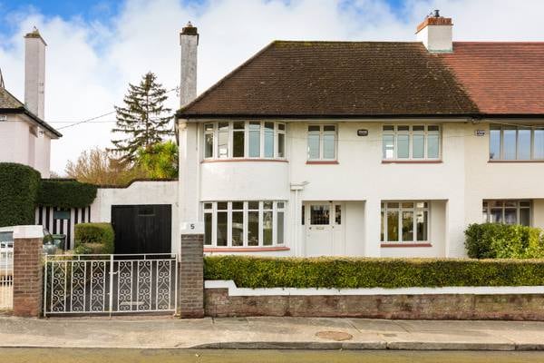 Classic Kenny-built four-bed with room to improve in Mount Merrion for €1.25m