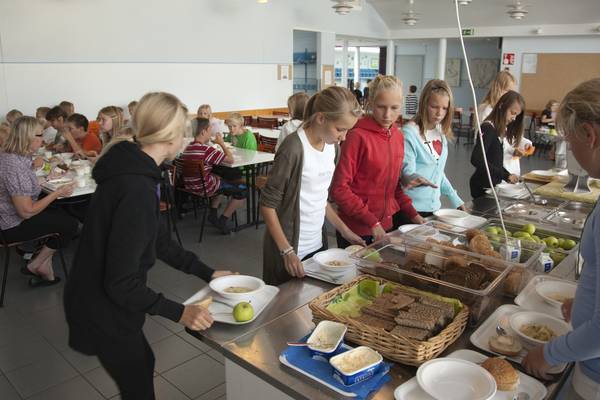 Free meals every day for the Finnish kids. A packet of noodles for the Irish kids