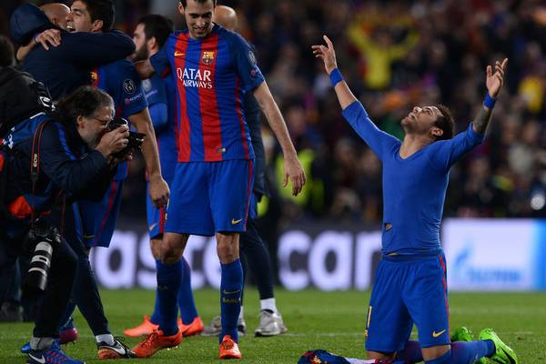 Neymar stands up to help Barca achieve the improbable