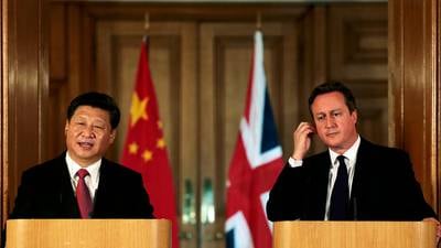 David Cameron all but kowtows to visiting Chinese leader