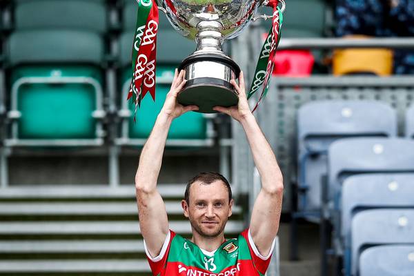 Keith Higgins stars for Mayo as they beat Tyrone to take Nicky Rackard Cup