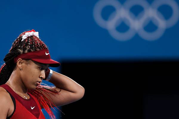 Naomi Osaka in tears during return to press conferences