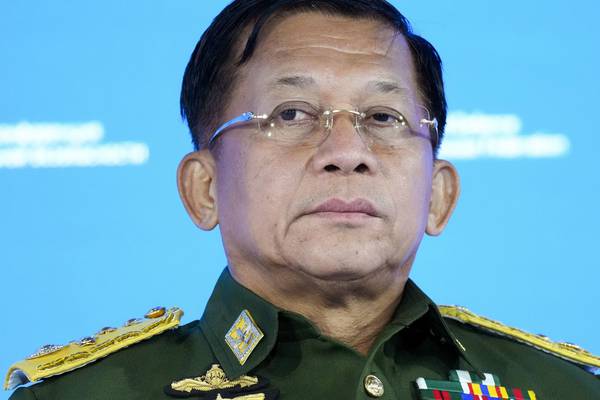 Myanmar army ruler pledges elections in two years, ASEAN cooperation