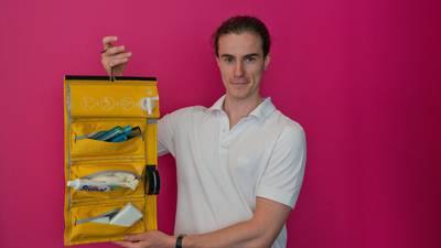Student develops wash bag for use by refugees in transit
