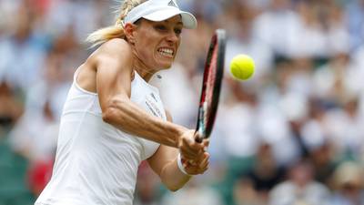 Wimbledon: Angelique Kerber stumbles past Irina Falconi in opener